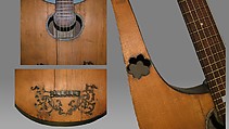 Lyre Guitar, Gennaro Fabricatore (Italian, Naples ca. 1750–1832 Naples), Spruce, maple, ebony, Italian